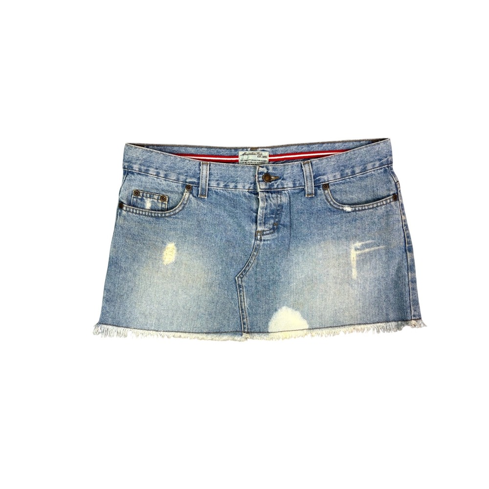Abercrombie & Fitch Light Blue Denim Mini Skirt